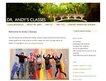 Tablet Screenshot of andysclasses.com